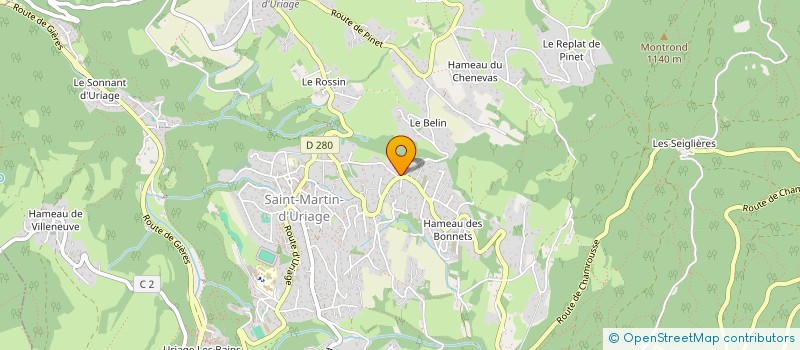 localisation de l'entreprise EUPORIE  SAINT-MARTIN-D'URIAGE