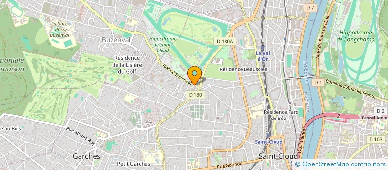localisation de l'entreprise EUPRODIS à GARCHES