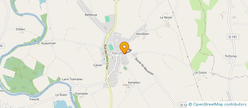 localisation de l'entreprise EUR'AUTO  PONTIVY