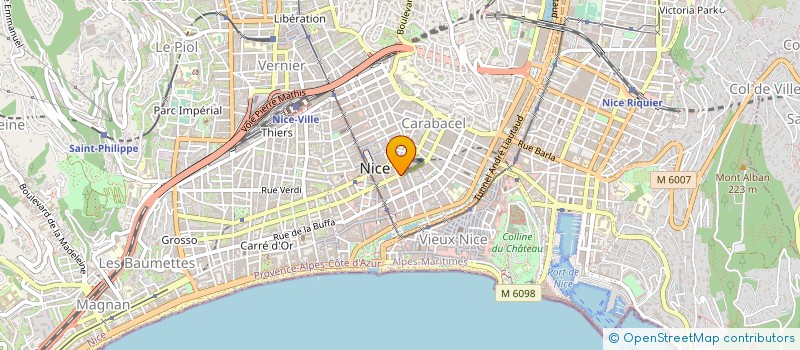 localisation de l'entreprise EUR'AUTO à NICE
