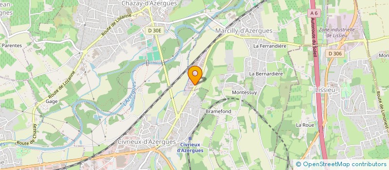 localisation de l'entreprise EUR D'ETUDES ET MONTAGES INDUSTRIELS à MARCILLY-D'AZERGUES
