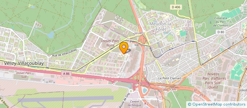 localisation de l'entreprise EUR DEVEL ETUDE FACTEUR HUMAIN INTERFACE à VELIZY-VILLACOUBLAY