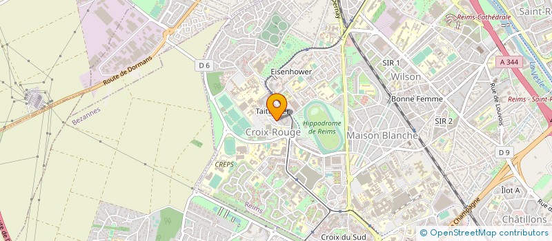 localisation de l'entreprise EUR ELEC 51 à REIMS