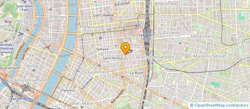 localisation de l'entreprise EUR INVEST  LYON