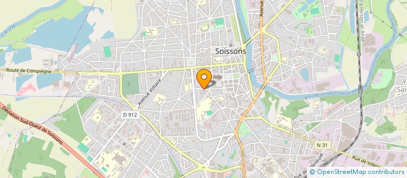 localisation de l'entreprise EUR O MEL à SOISSONS