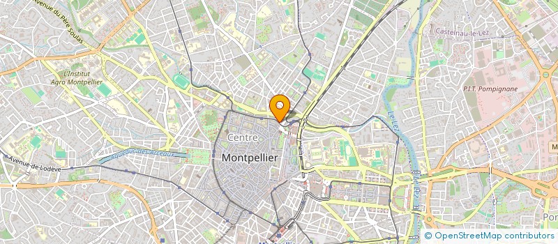 localisation de l'entreprise EUR'OP à MONTPELLIER