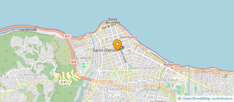 localisation de l'entreprise EUR'OPTIQUE à SAINT-DENIS