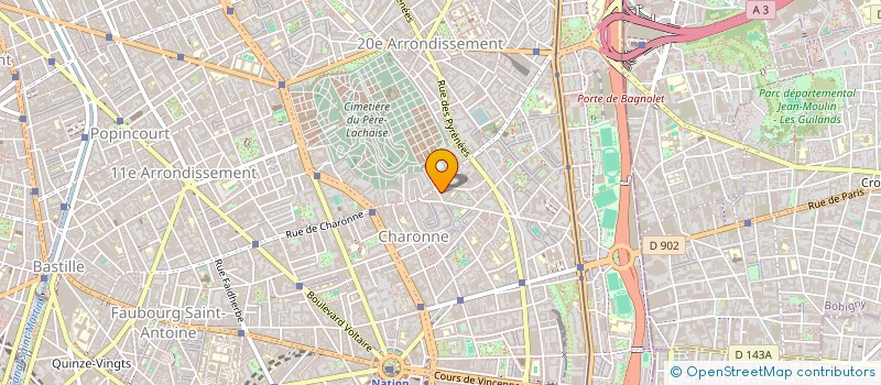 localisation de l'entreprise EUR POLY NETWORK LEARNING ORGANIS ENCOS  PARIS