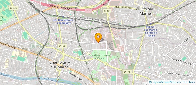 localisation de l'entreprise EUR TECHNOLOGIE MECANIQUE ELECTROTECHNIQ à CHAMPIGNY-SUR-MARNE