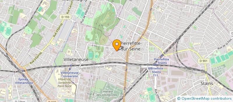 localisation de l'entreprise EURA DONER PARIS à PIERREFITTE-SUR-SEINE
