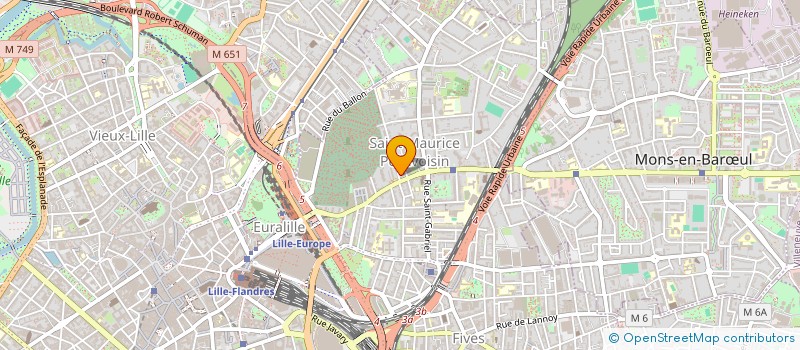localisation de l'entreprise EURA III à LILLE