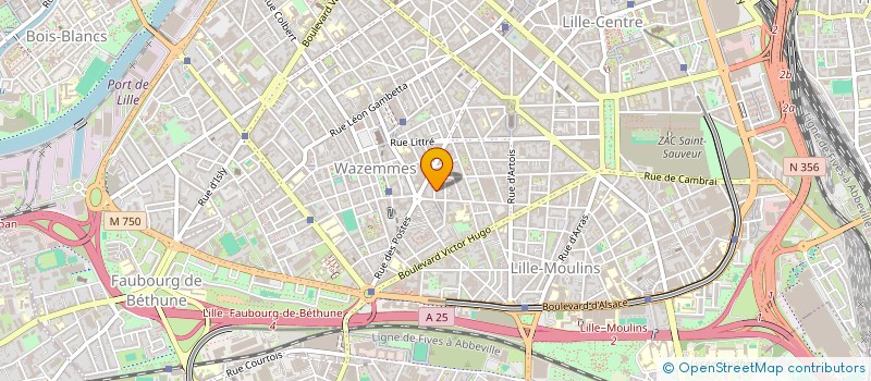 localisation de l'entreprise EURA-SPORT- LILLE à LILLE