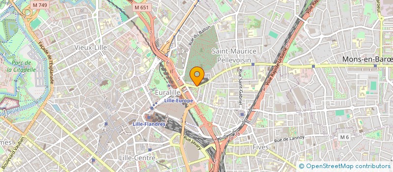 localisation de l'entreprise EURADEV II  LILLE