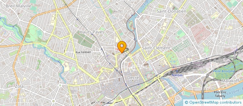 localisation de l'entreprise EURADIO à NANTES