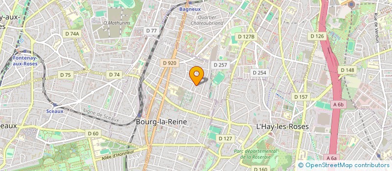 localisation de l'entreprise EURAFPA INTERNATIONAL COMPANY LIMITED à BOURG-LA-REINE