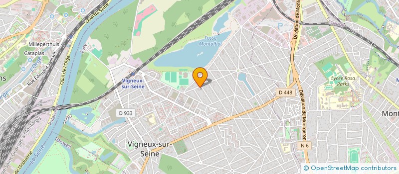 localisation de l'entreprise EURAFRIQUE ENSEMBLE POUR LE CHANGT DE L AFRIQUE à VIGNEUX-SUR-SEINE