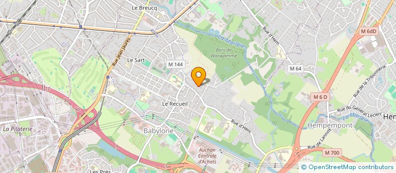 localisation de l'entreprise EURAIKA  VILLENEUVE D ASCQ