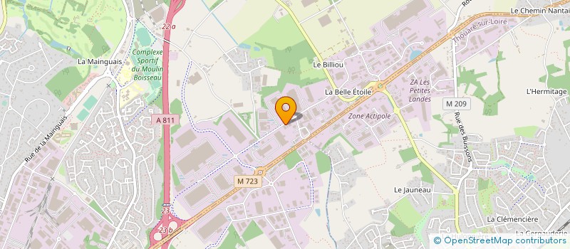 localisation de l'entreprise EURAKEM à CARQUEFOU
