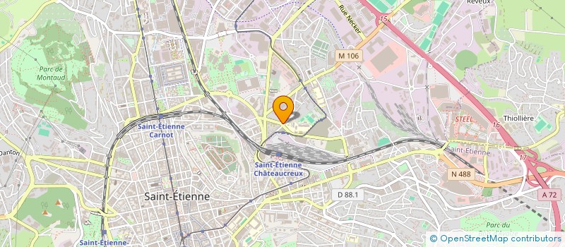 localisation de l'entreprise EURAL à SAINT-ETIENNE