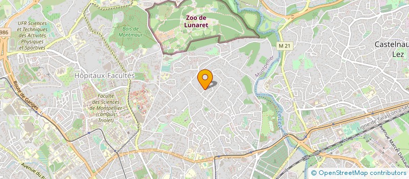 localisation de l'entreprise EURALIS à MONTPELLIER