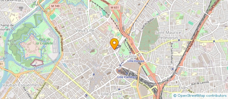 localisation de l'entreprise EURALOC à LILLE