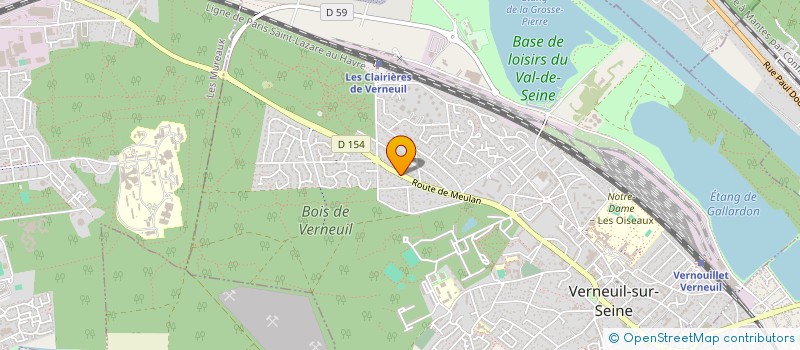 localisation de l'entreprise EURALOG à VERNEUIL-SUR-SEINE