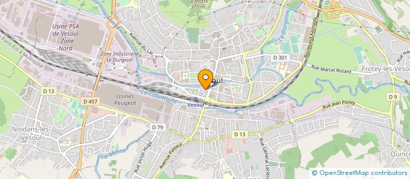 localisation de l'entreprise EURALPHA ASSURANCES  VESOUL