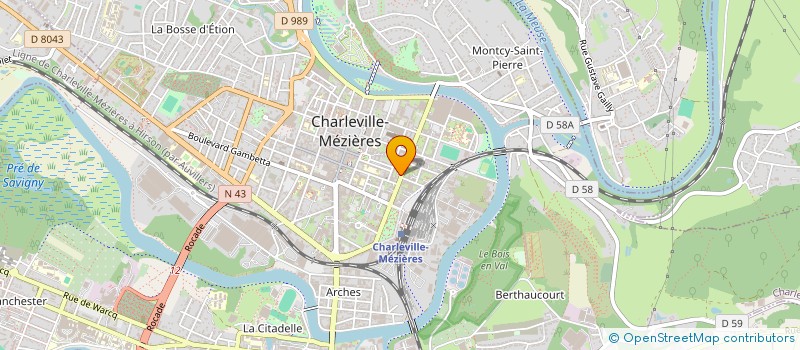 localisation de l'entreprise EURAMEXX FRANCE  CHARLEVILLE-MEZIERES