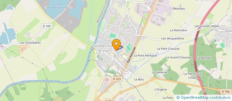 localisation de l'entreprise EURASIA  LOIRE-AUTHION