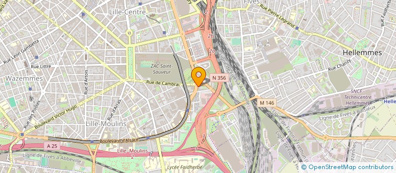 localisation de l'entreprise EURASIA BANCEL BTP à LILLE
