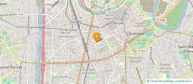 localisation de l'entreprise EURASIE à GRENOBLE