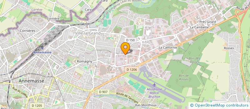 localisation de l'entreprise EURASIE à ANNEMASSE