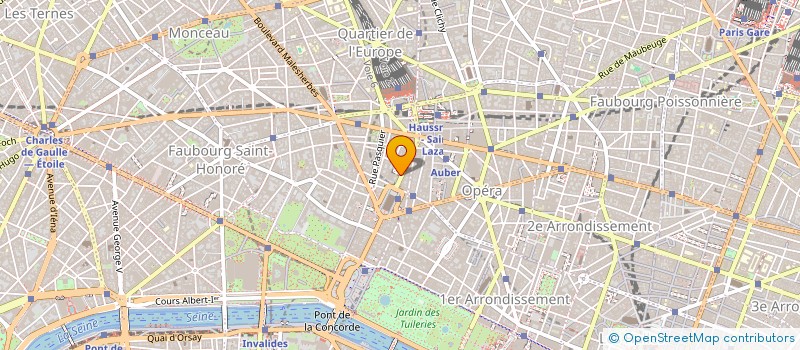 localisation de l'entreprise EURASIE PASSERELLES  PARIS