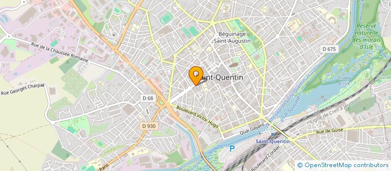 localisation de l'entreprise EURASSUR SARL à SAINT-QUENTIN