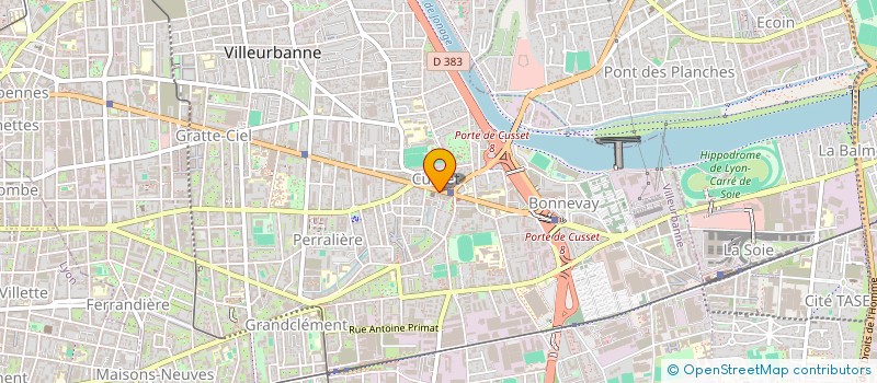 localisation de l'entreprise EURATOL à VILLEURBANNE