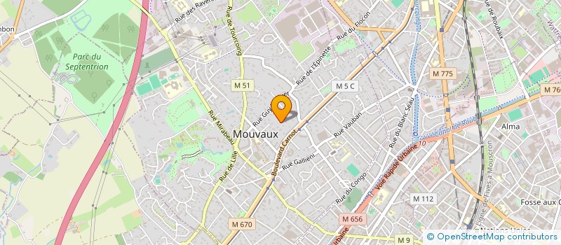 localisation de l'entreprise EURATOURCOING DISTRIBUTION à TOURCOING