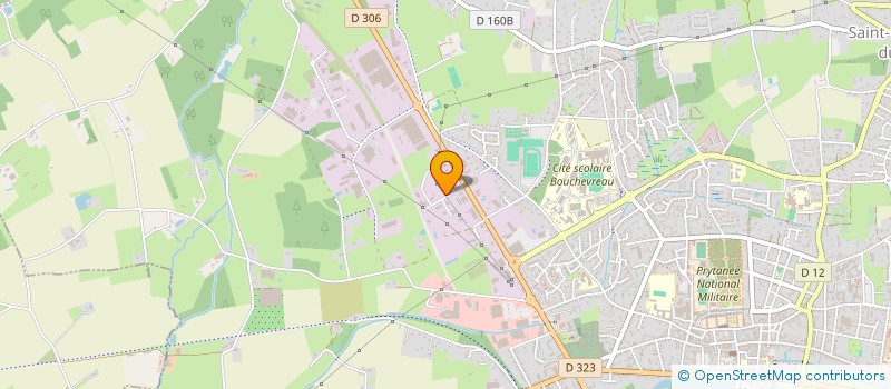localisation de l'entreprise EURAUDEX à LA FLECHE