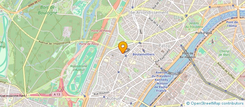 localisation de l'entreprise EURAUDIT - ASSOCIATION POUR L'AIDE AUX ENTREPRISES EN DIFFICULTE  PARIS