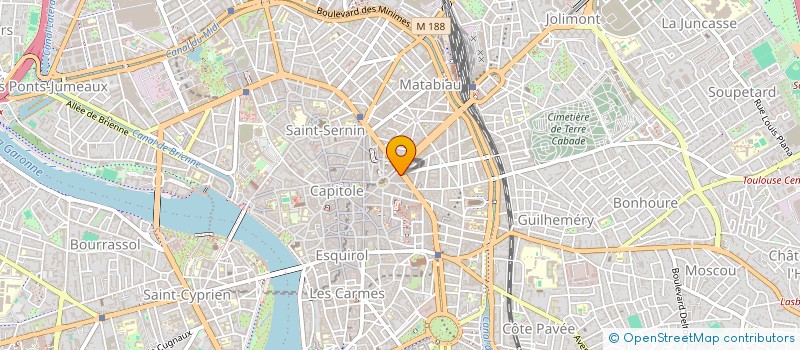 localisation de l'entreprise EURAUDIT SUPPORT  TOULOUSE