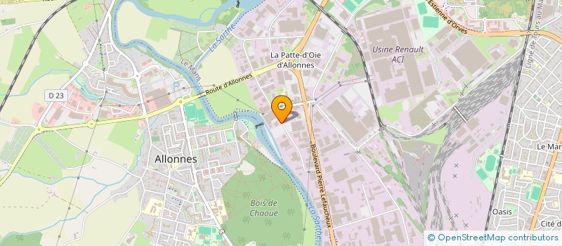 localisation de l'entreprise EURAUTECH à LE MANS