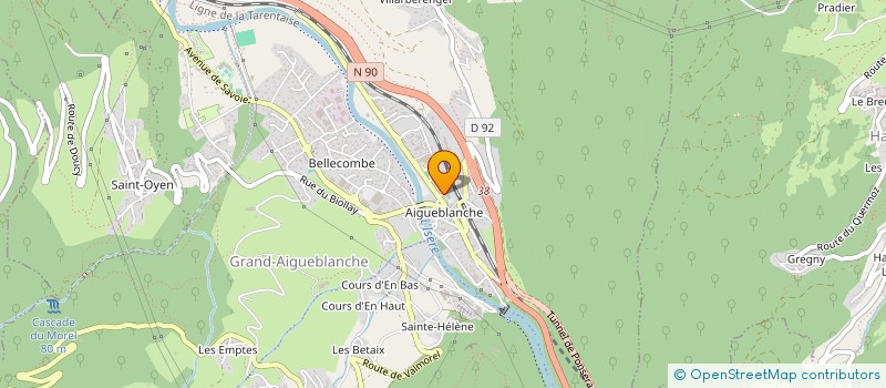 localisation de l'entreprise EURAUTO à GRAND-AIGUEBLANCHE