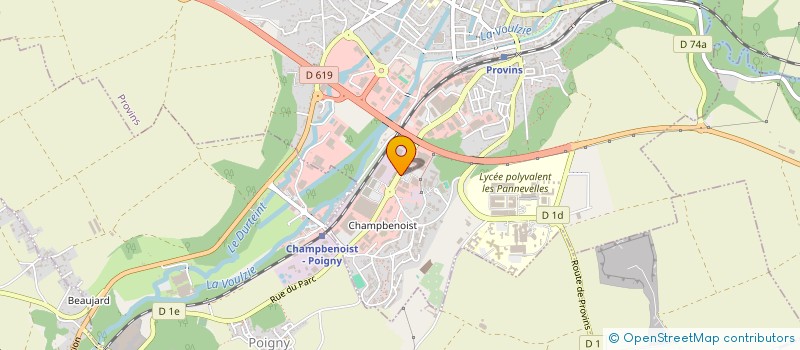 localisation de l'entreprise EURAUTO PROVINS à PROVINS