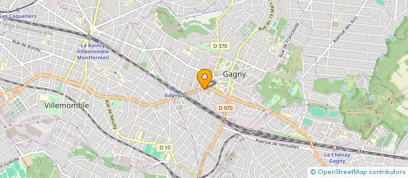 localisation de l'entreprise EURAUTOSPEED  GAGNY