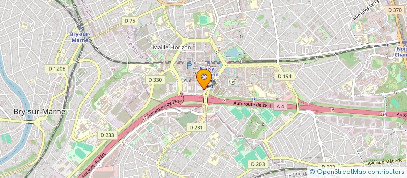 localisation de l'entreprise EURAXO  NOISY-LE-GRAND