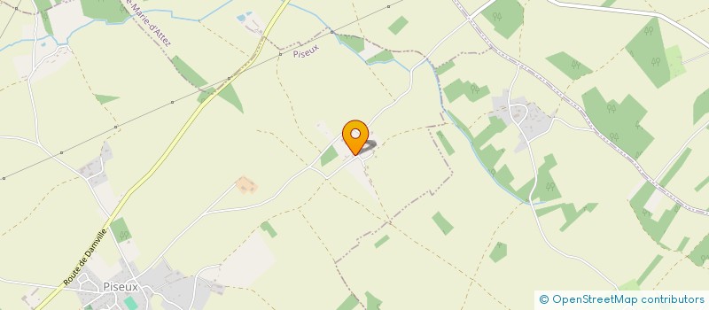 localisation de l'entreprise EURE CARROSSERIE INDUSTRIELLE  PISEUX
