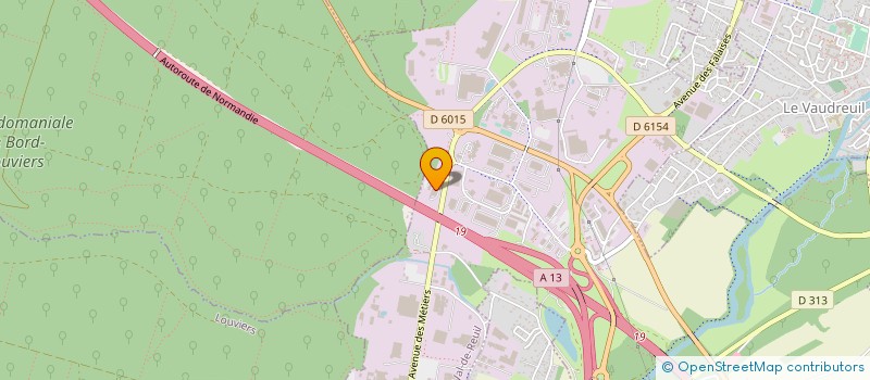 localisation de l'entreprise EURE-CASE  VAL-DE-REUIL