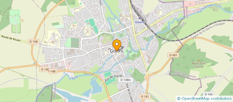 localisation de l'entreprise EURE DIGITAL à GISORS