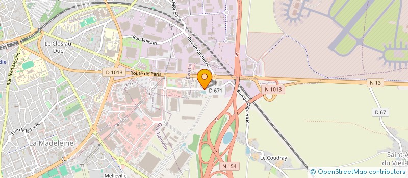 localisation de l'entreprise EURE ELECTRO TELEPHONIE SERVICE à LE VIEIL-EVREUX