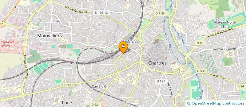 localisation de l'entreprise EURE ET LOIR ARTS TV à CHARTRES