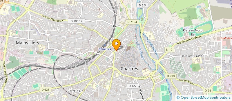 localisation de l'entreprise EURE-ET-LOIR INGENIERIE à CHARTRES